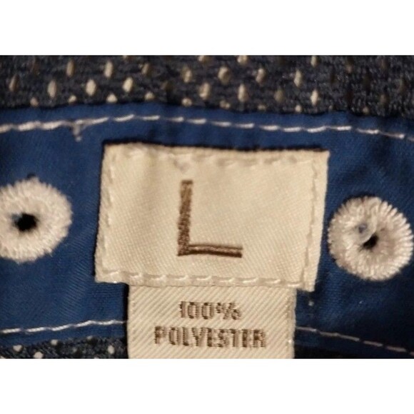 J Crew Men's Swim Trunks Shorts Sz L Green & Blue Floral Hawaiian Boho Beachy - Picture 9 of 13